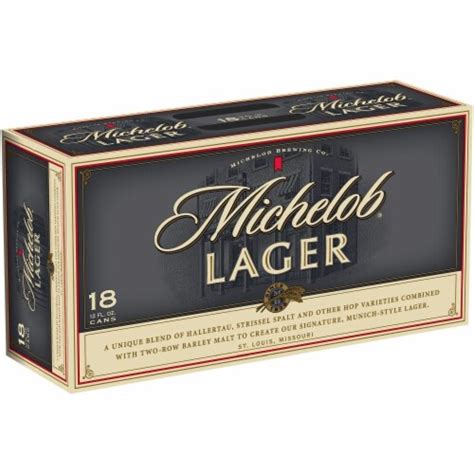 Michelob Original Lager Beer 18 Cans 12 Fl Oz Kroger