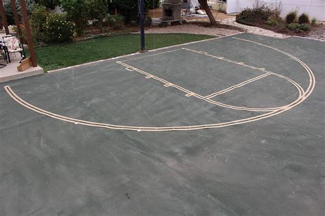 Easy Court Premium Basketball Court Marking Stencil Kit No Paint