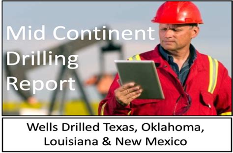 Drilling Report Summary Of Oil And Gas Wells Drilled Oil Gas Leads