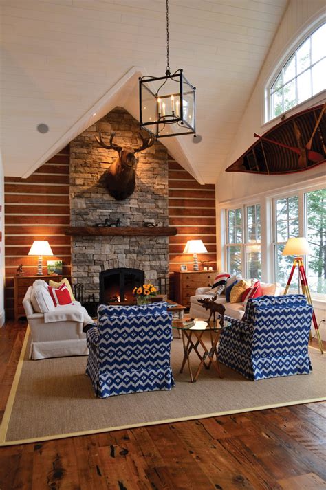 Small Funky Cottage Rustic Living Room Toronto By
