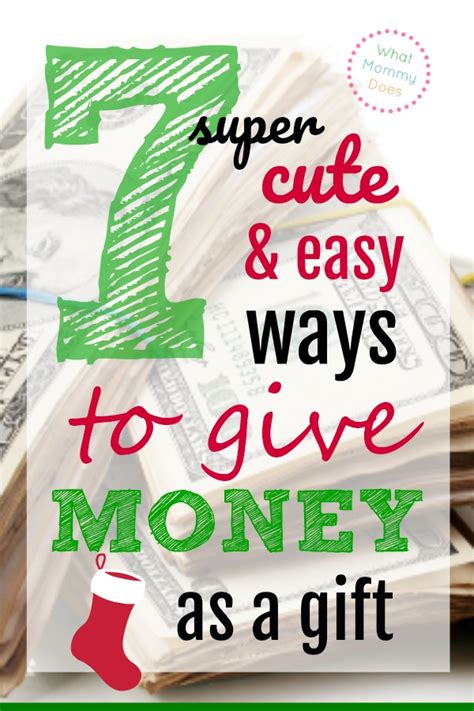 We did not find results for: 7 Creative Money Gift Ideas - What Mommy Does