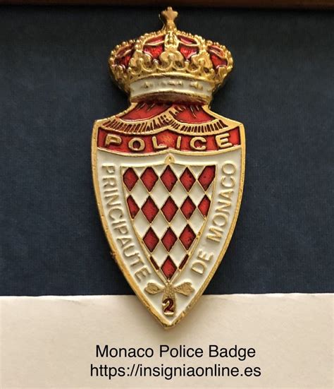 Monaco Police Badge Police Badge Badge Police