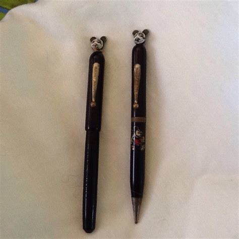 1930 Mickry Mouse Fountain Pen Lead Pencil Etsy
