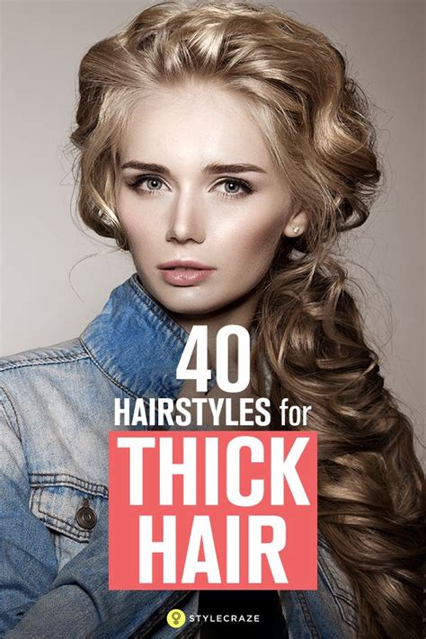 40 Top Hairstyles For Women With Thick Hair Braided Hairdo Twist Ponytail Thick Hair Updo