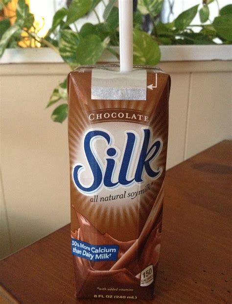 Silk Chocolate Soy Milk 50 More Calcium Than Dairy Milk And It