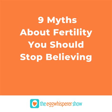 9 myths about fertility that you should stop believing