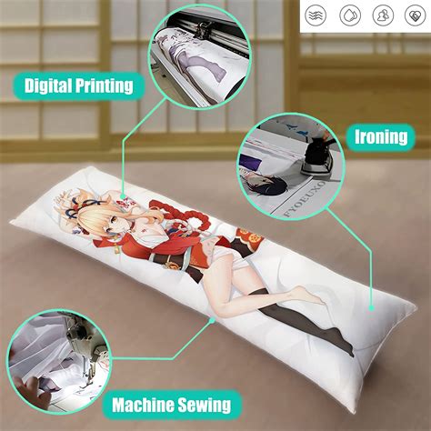 Buy Anime Game Genshin Impact Role Series Yoimiya Hugging Body Pillow