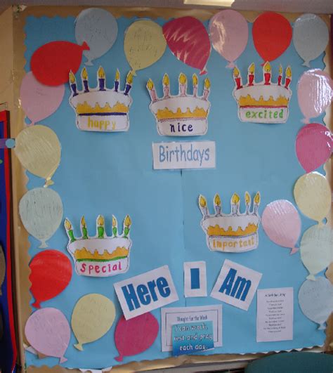 Birthday Board Classroom Display Photo Sparklebox