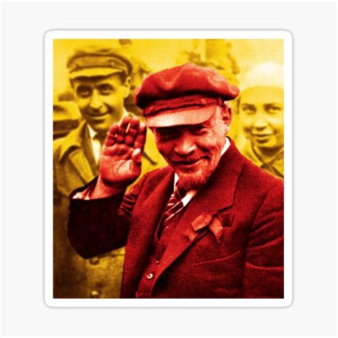 Lenin Smiling Sticker For Sale By Entroparian Redbubble