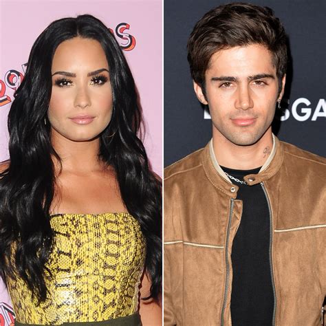 Demi Lovatos Ex Fiance Max Ehrich Steps Out With New Woman After Split