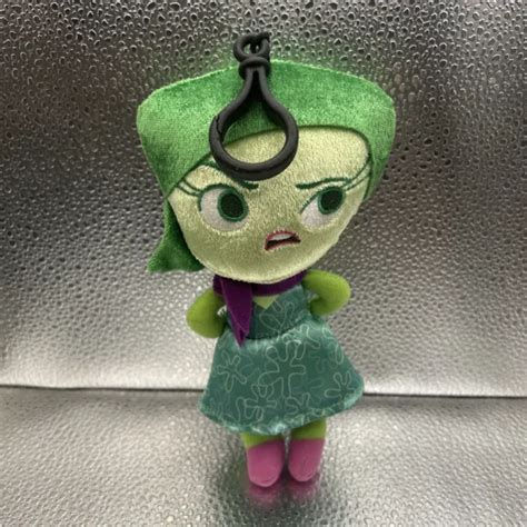 Disney Pixar Inside Out Disgust Plush Doll With Zippered Pocket 1760