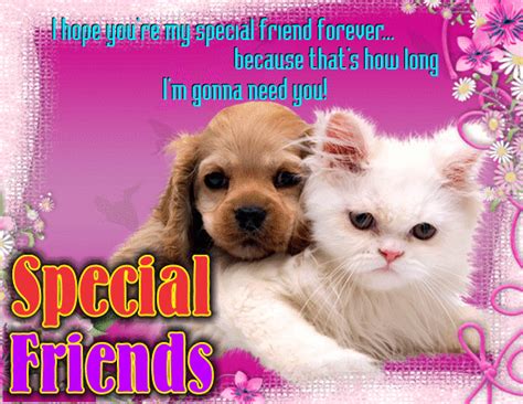 A Cute Friendship Ecard Free Special Friends Ecards Greeting Cards