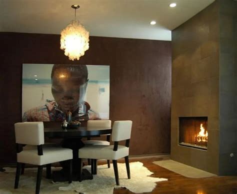 8 Cozy And Modern Dining Rooms With Fireplace