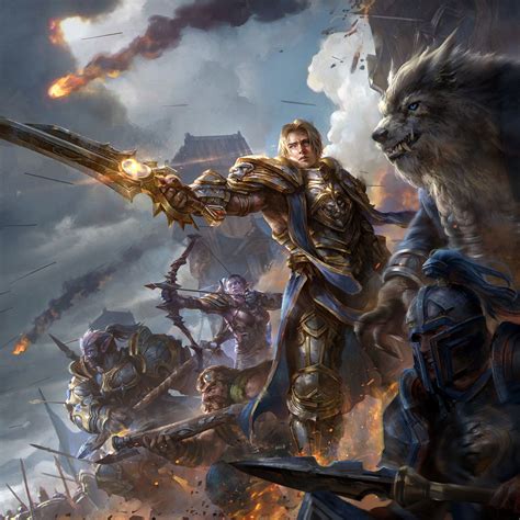 Anduin Battle Of Lordaeron By Jeremy Chong The Banshee Queen Must