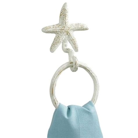 Shop wayfair for the best outdoor nautical towel hooks. Towel Ring Hook- Tropical Nautical Starfish