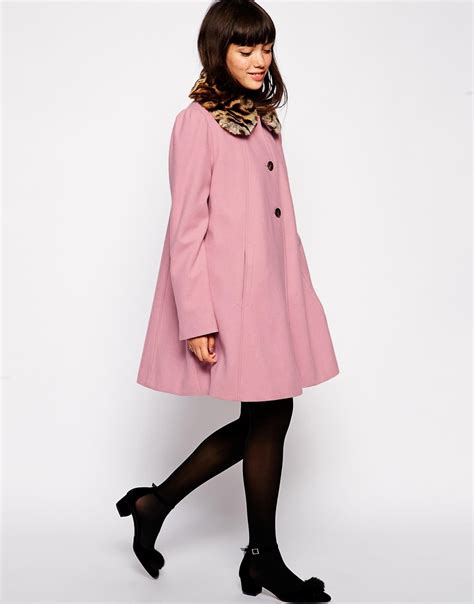 Pink Swing Coat Coat Nj