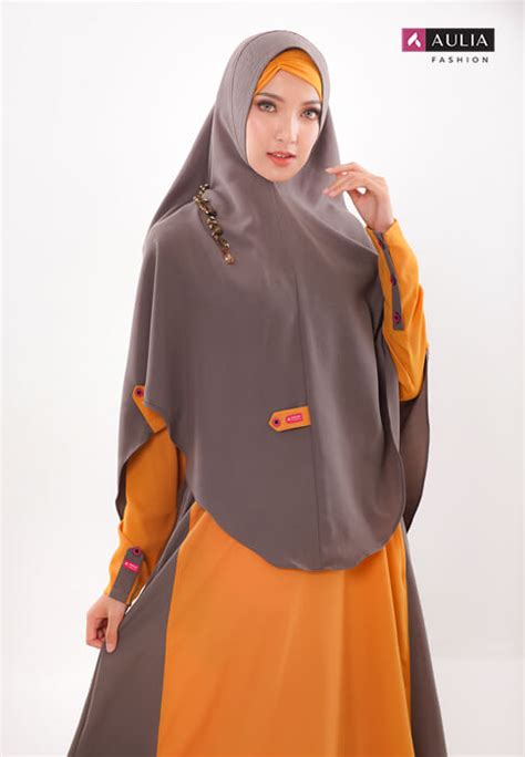 5 Model Baju Gamis Idul Fitri Special Edition By Aulia Fashion