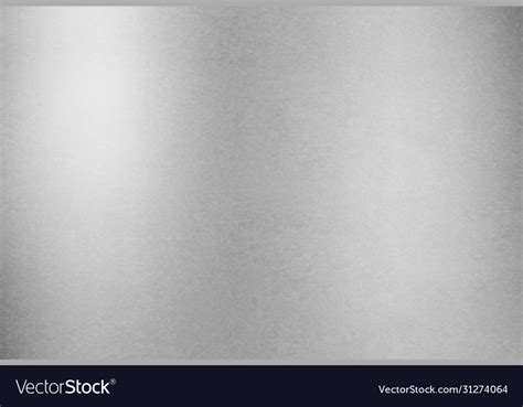 Textured Zinc Steel Chrome Or Silver Background Vector Image