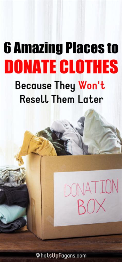 The Best Places To Donate Clothes That Dont Resell