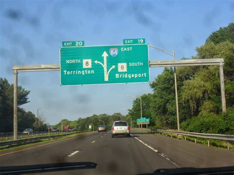 Lukes Signs Interstate 84 Connecticut Between The New York State