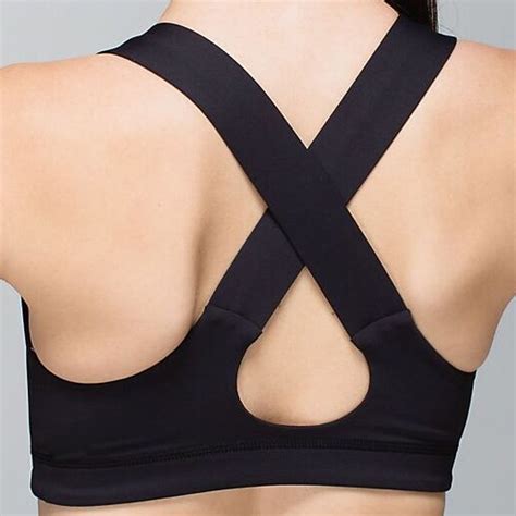 Strappy Criss Cross Back Comfort Sports Bra With Removable Pads Buy