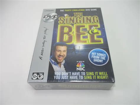 Singing Bee Board Game Tv Music Song Cd From The Nbc Tv Show New 21