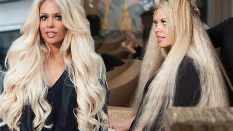 Bianca Gascoigne Wears Real Extensions Made From Virgin Hair Of