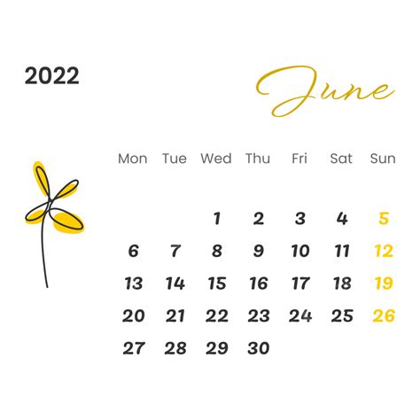 Download June 2021 To June 2022 Calendar Printable Png All In Here Images