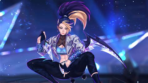 Kda Ahri All Out Lol Art League Of Legends Game 4k Pc Hd