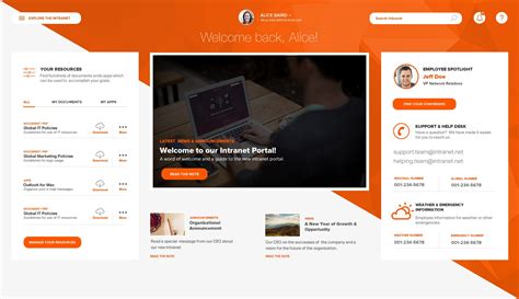 Intranet Homepage | Homepage, Portal, Homepage design