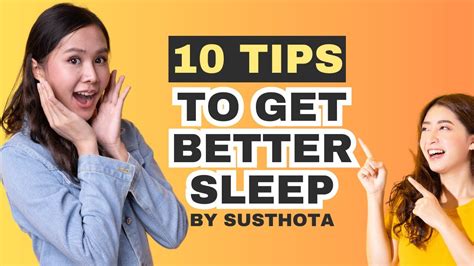 10 Tips To Get Better Sleep Tips By সুস্থতা Youtube