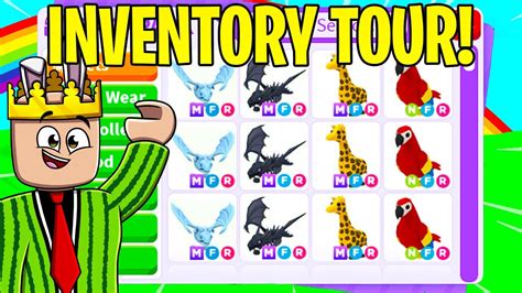 Richest Adopt Me Inventory Tour Mega Neon Pets Youtube