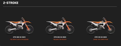 All New 2023 Ktm Dirt Bikes Motocross Offroad And Dual Sport