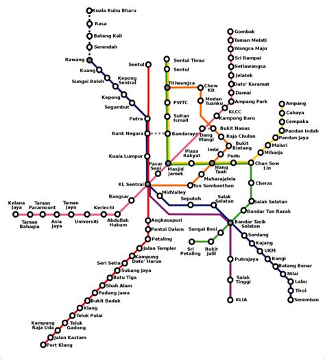 Interactive subway map, best route and price calculator. 6. Kuala Lumpur International Airport (KLIA) | Barfuss-zum ...