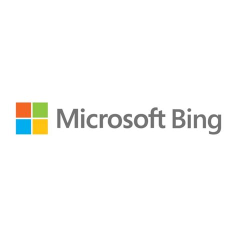 Free Download Microsoft Bing Logo Logo Microsoft Vector Logo