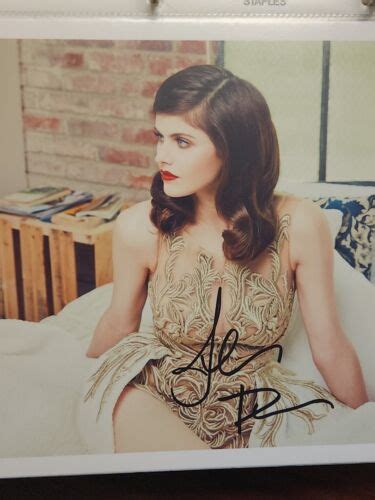 Autographed Alexandra Daddario Signed X Photo Gorgeous With Coa Ebay