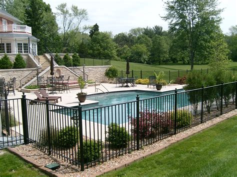 Missouri Ornamental Iron Co Inc Backyard Pool Landscaping Inground Pool Landscaping Pool