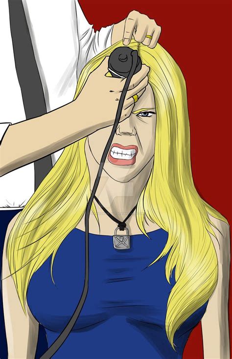Bad Girl Headshave By Danielwartist Punishment Haircut Forced Haircut Female Mohawk