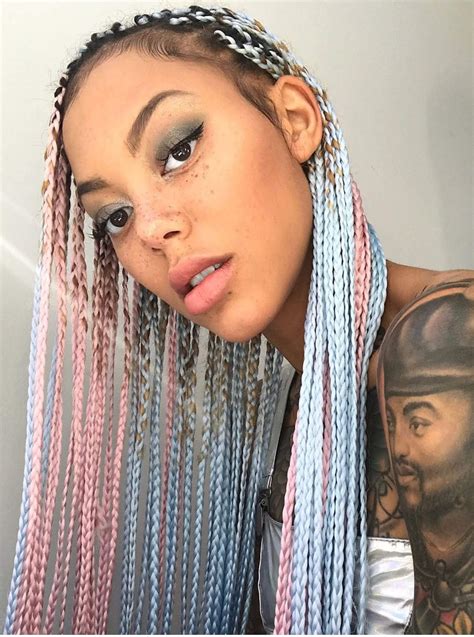With protective styles, especially one like knotless braids, you can do so as well. 20 Latest Knotless Box Braids Styles Ponytails For African ...