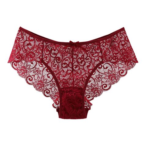 Aliexpress Buy Women Sexy Lace Panties Plus Size Transparent