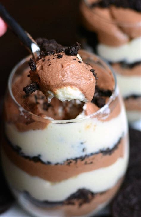Get your bake on with these vegan oreo chocolate cupcakes now. Oreo Double Chocolate Mousse Parfaits - Will Cook For Smiles