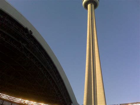 12+ inside pictures and photos of cn tower in canada. CN Tower from Inside the SkyDome | CN Tower view from a Blue… | Flickr