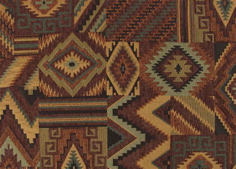 Native American Southwestern Upholstery Fabric Woven Jacquard Native