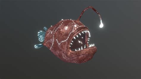 Angler Fish 3d Model Ubicaciondepersonascdmxgobmx