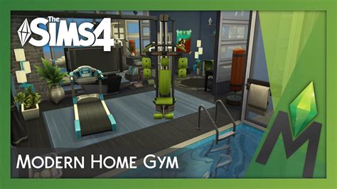 The Sims 4 Room Building Modern Home Gym Youtube