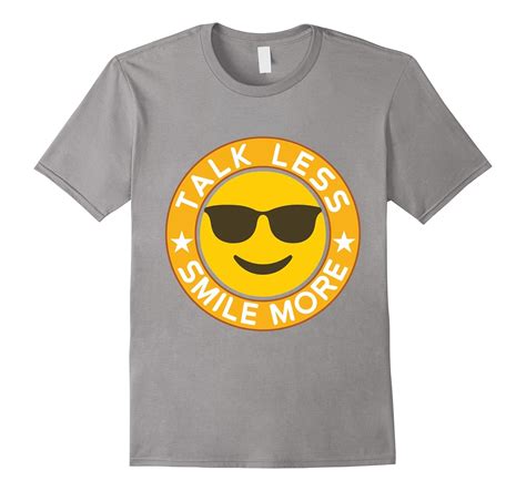 Talk Less Smile More Hamilton Yellow Emoji Smile T Shirt Bn Banazatee