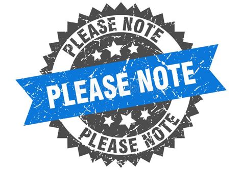 Please Note Sign Stock Illustrations 1480 Please Note Sign Stock