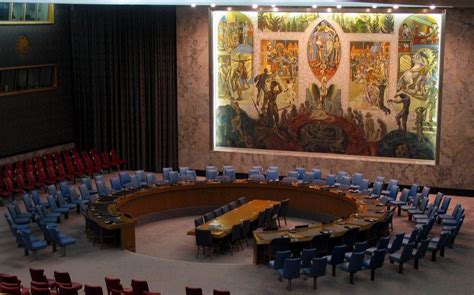 Mural In The Un Security Council Chamber Thoughts Conspiracy