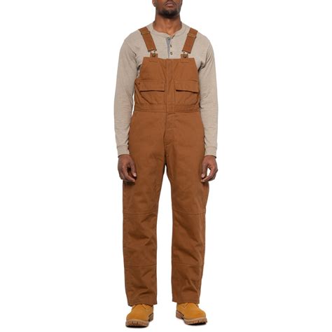 Fivebrother Duck Canvas Zip To Hip Bib Overalls For Men Save