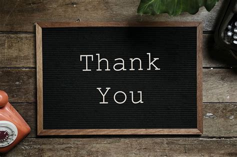 Hd Wallpaper Black And Brown Wooden Thank You Signage On Top Of Brown